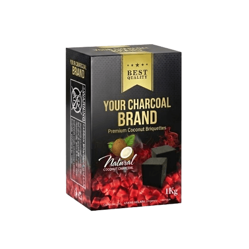 Custom branded box mockup